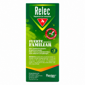 RELEC FUERTE SENSITIVE SPRAY REPELENTE MOSQUITOS 1 ENVASE 75 ml